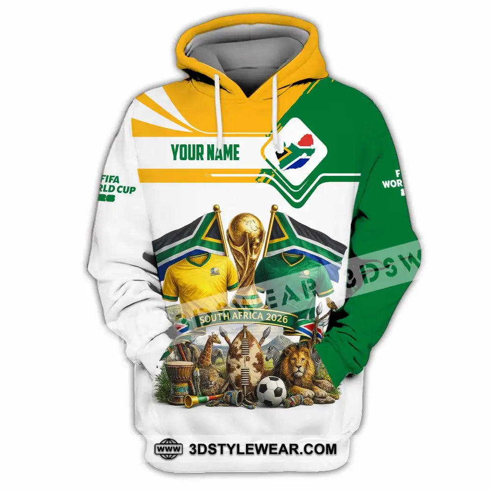 Unisex Shirt - Custom South Africa World Cup 2026 Shirt - Hoodie / S - T-shirt