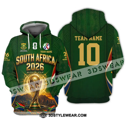 Unisex Shirt - Custom South Africa World Cup 2026 Shirt - Hoodie / S - T-shirt