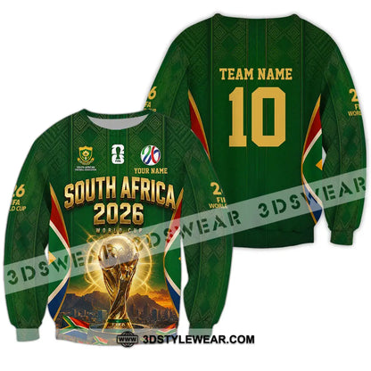 Unisex Shirt - Custom South Africa World Cup 2026 Shirt - Long Sleeve / S - T-shirt