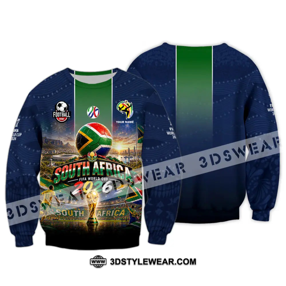 Unisex Shirt - Custom South Africa World Cup 2026 Shirt - Long Sleeve / S - T-shirt