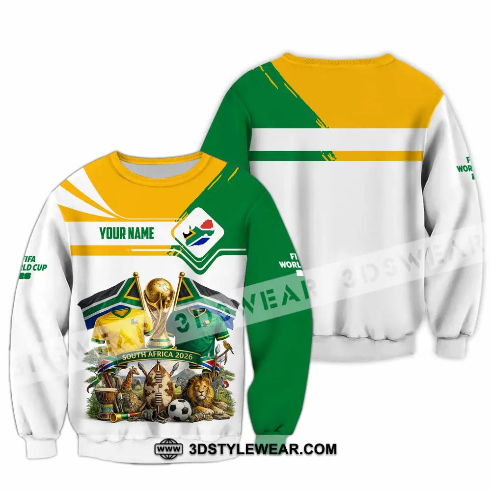 Unisex Shirt - Custom South Africa World Cup 2026 Shirt - Long Sleeve / S - T-shirt