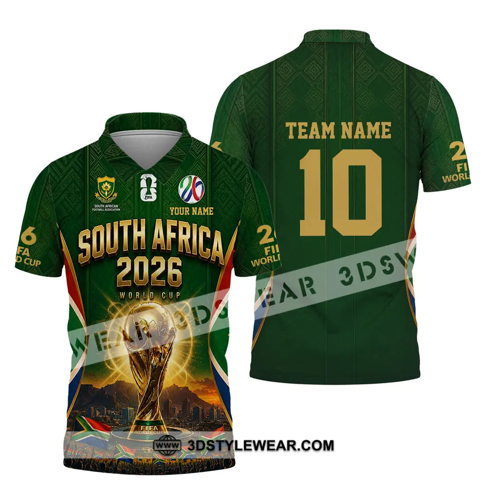 Unisex Shirt - Custom South Africa World Cup 2026 Shirt - Polo Shirt / S - T-shirt