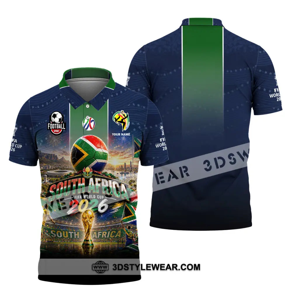 Unisex Shirt - Custom South Africa World Cup 2026 Shirt - Polo Shirt / S - T-shirt