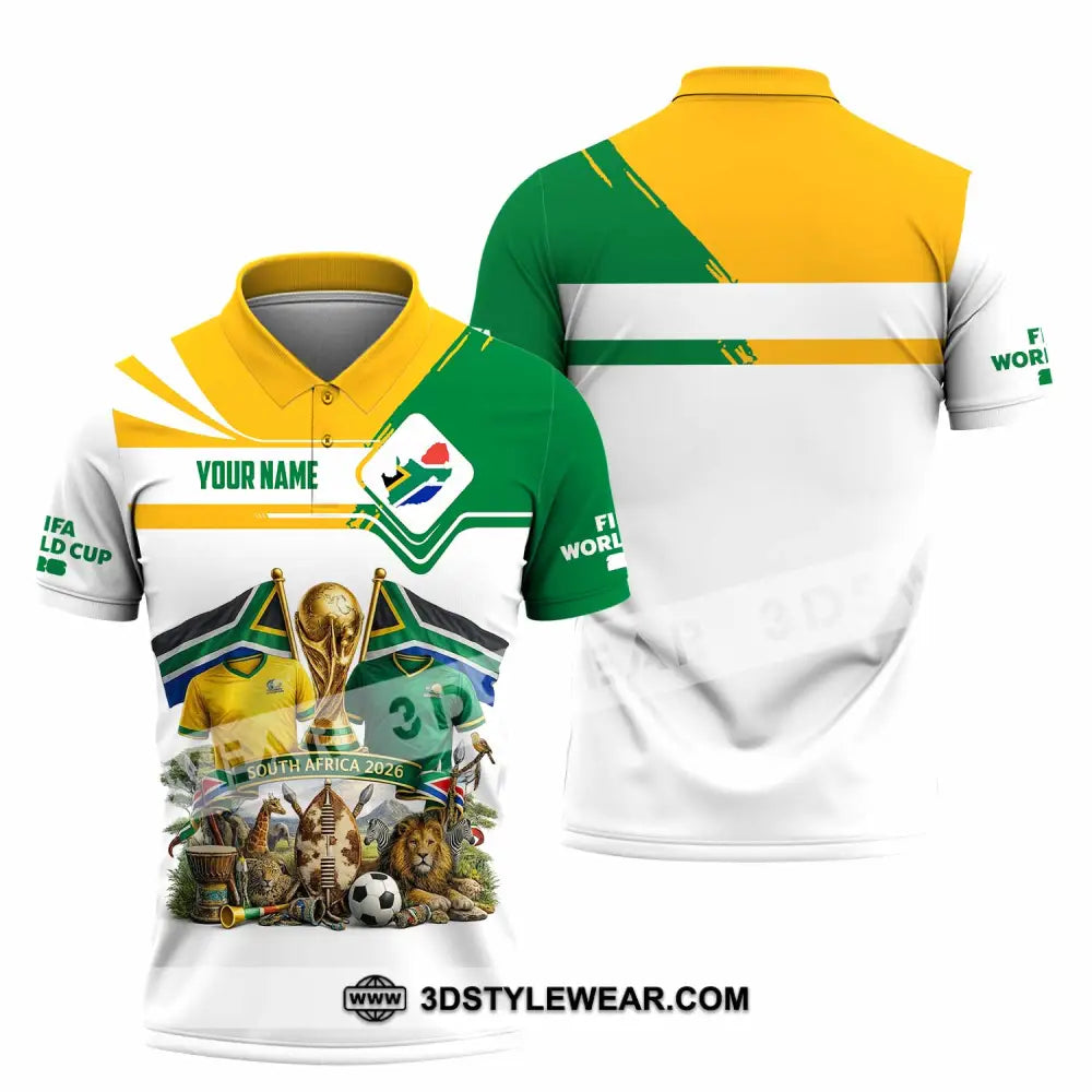 Unisex Shirt - Custom South Africa World Cup 2026 Shirt - Polo Shirt / S - T-shirt