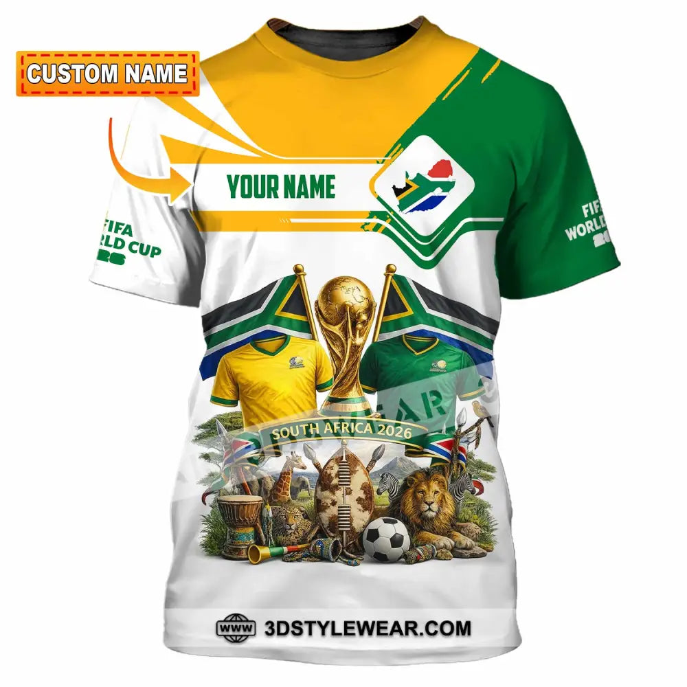 Unisex Shirt - Custom South Africa World Cup 2026 Shirt - T-shirt