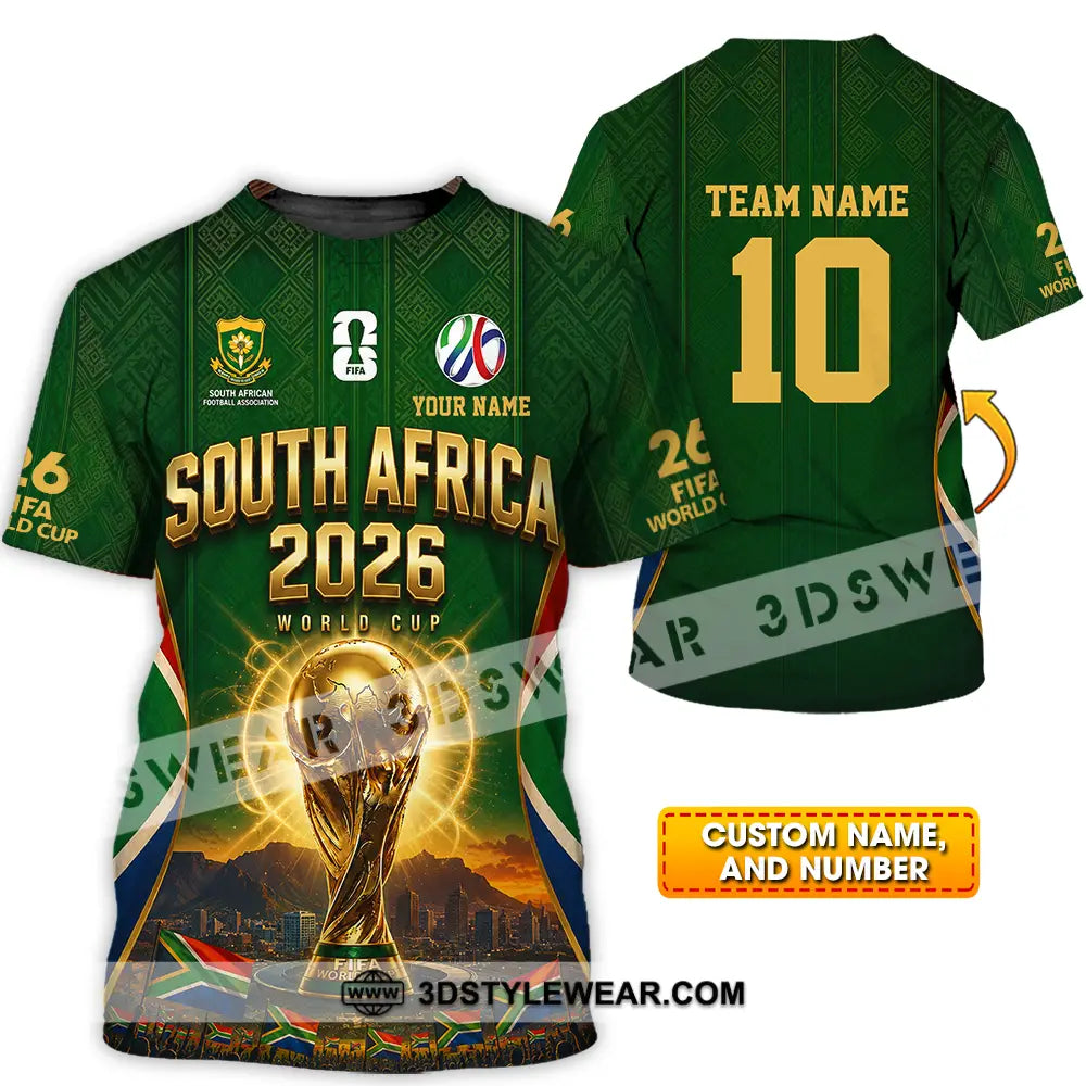 Unisex Shirt - Custom South Africa World Cup 2026 Shirt - T-shirt