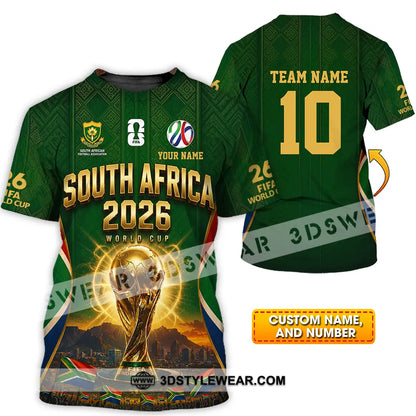 Unisex Shirt - Custom South Africa World Cup 2026 Shirt - T-shirt