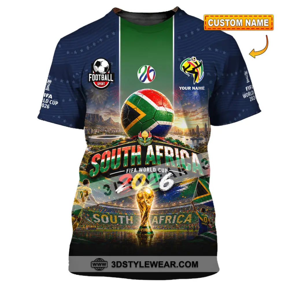 Unisex Shirt - Custom South Africa World Cup 2026 Shirt - T-shirt