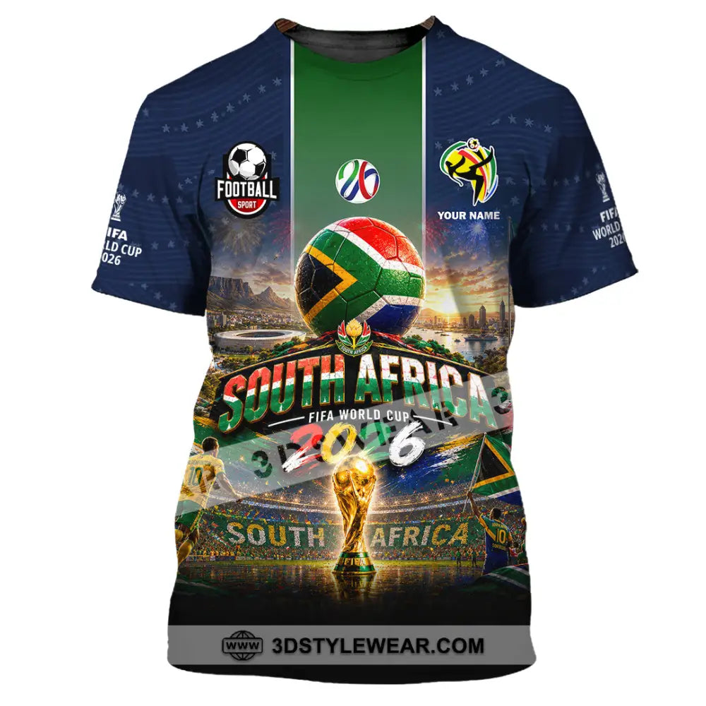 Unisex Shirt - Custom South Africa World Cup 2026 Shirt - T-Shirt / S - T-shirt
