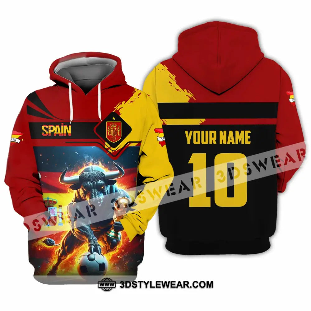 Unisex Shirt - Custom Spain 3D Shirt Hoodie / S T-shirt