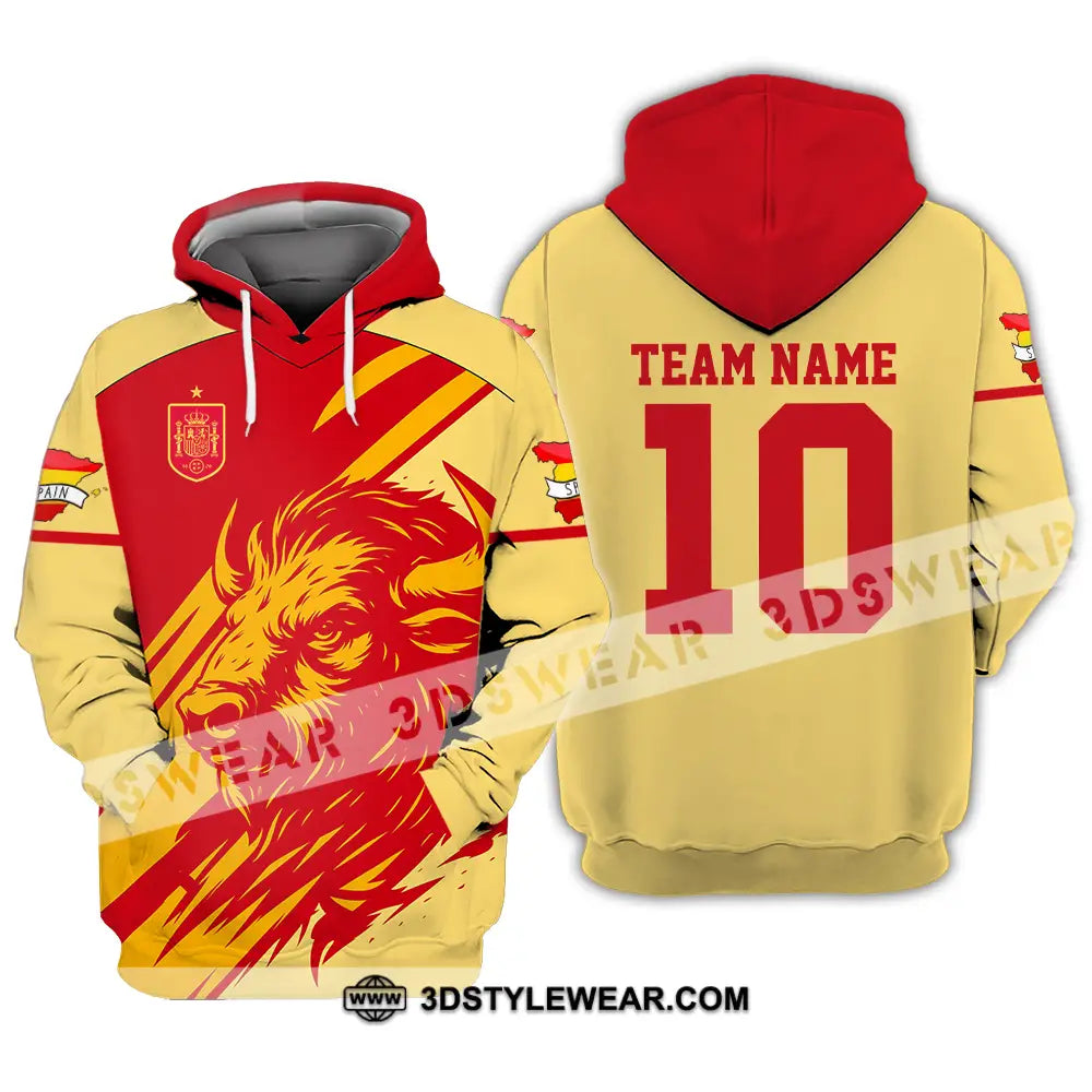 Unisex Shirt - Custom Spain 3D Shirt Hoodie / S T-shirt