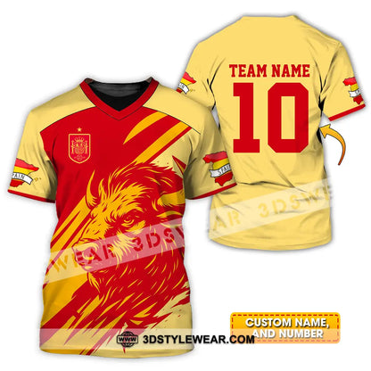 Unisex Shirt - Custom Spain 3D Shirt T-shirt