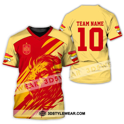 Unisex Shirt - Custom Spain 3D Shirt T-Shirt / S T-shirt