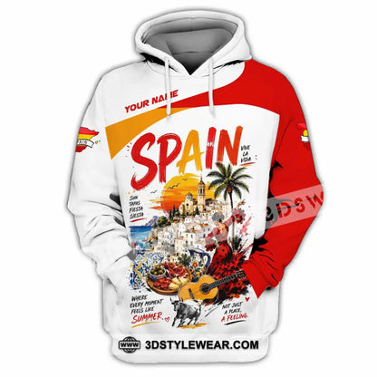 Unisex Shirt - Custom Spain Shirt - Hoodie / S - T-shirt
