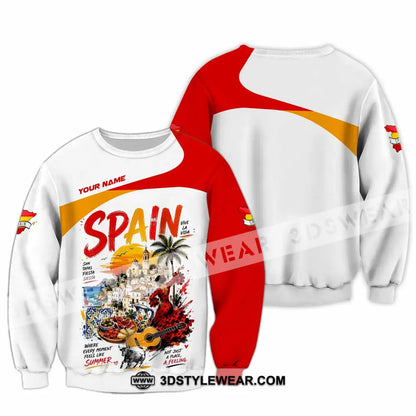 Unisex Shirt - Custom Spain Shirt - Long Sleeve / S - T-shirt
