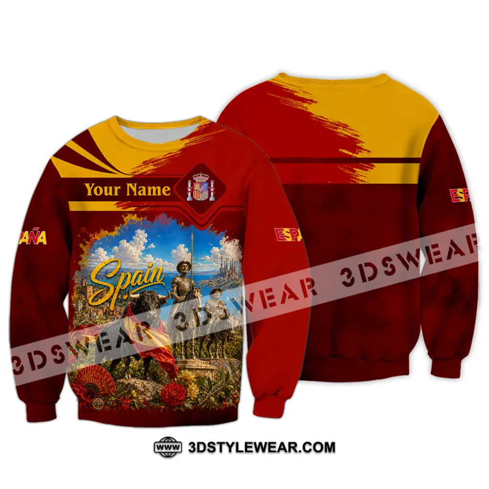 Unisex Shirt - Custom Spain Shirt - Long Sleeve / S - T-shirt