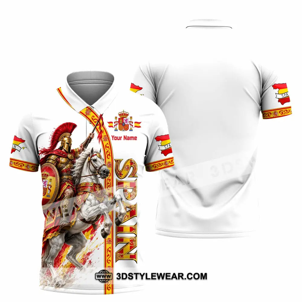 Unisex Shirt - Custom Spain Shirt - Polo Shirt / S - T-shirt