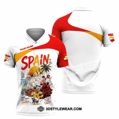 Unisex Shirt - Custom Spain Shirt - Polo Shirt / S - T-shirt