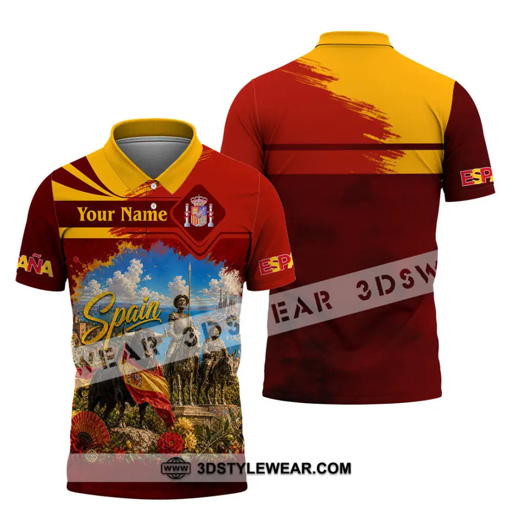 Unisex Shirt - Custom Spain Shirt - Polo Shirt / S - T-shirt