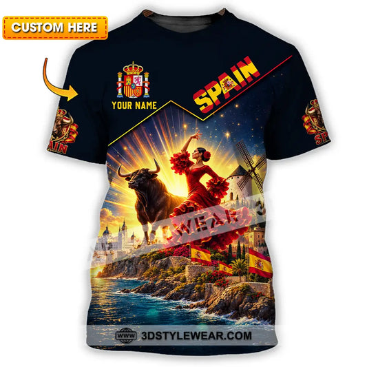 Unisex Shirt - Custom Spain Shirt - T-shirt