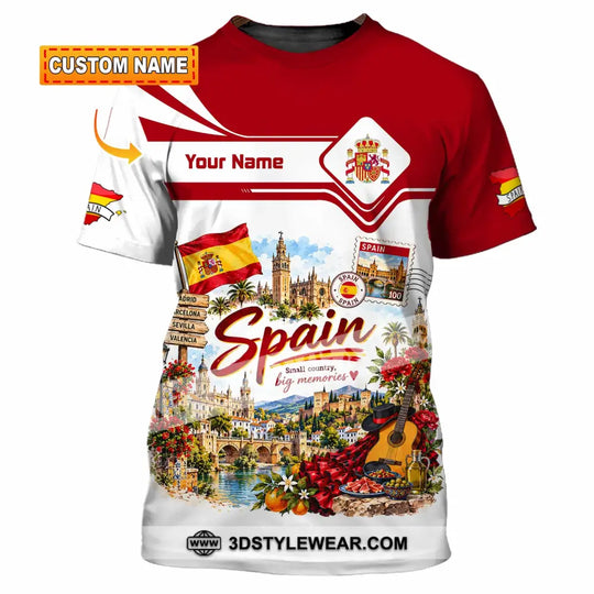 Unisex Shirt - Custom Spain Shirt style option 1