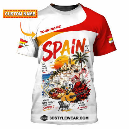 Unisex Shirt - Custom Spain Shirt - T-shirt