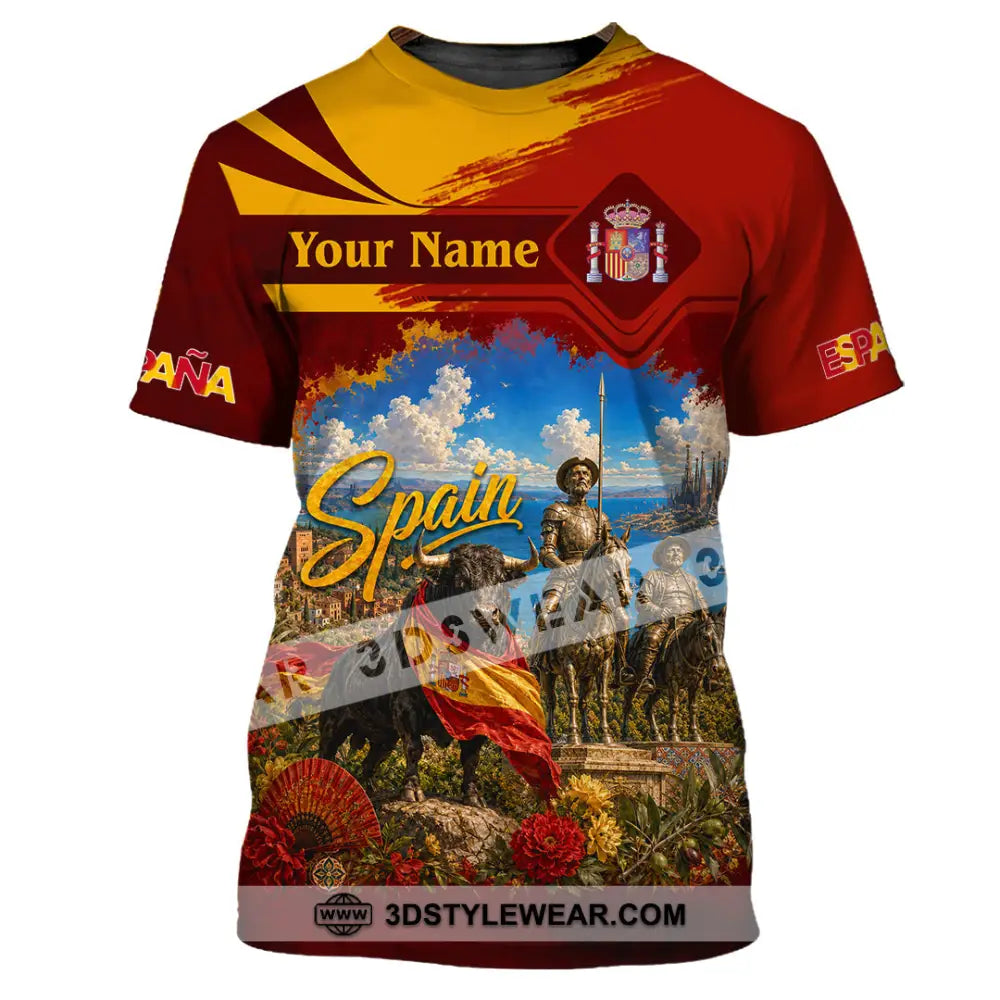 Unisex Shirt - Custom Spain Shirt - T-Shirt / S - T-shirt