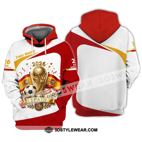 Unisex Shirt - Custom Spain World Cup 2026 Shirt style option 3