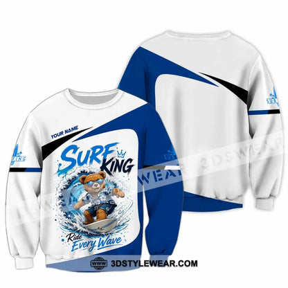 Unisex Shirt - Custom Surf King Shirt - Long Sleeve / S - T-shirt