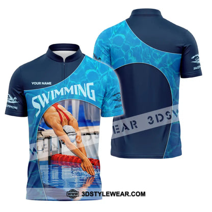 Unisex Shirt - Custom Surf King Shirt - Zipper Polo Shirt / S - T-shirt