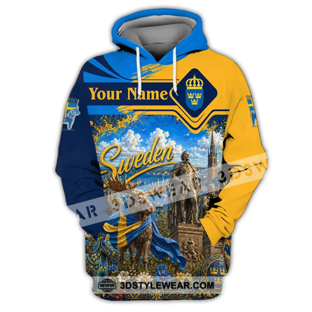 Unisex Shirt - Custom Sweden Shirt - Hoodie / S - T-shirt