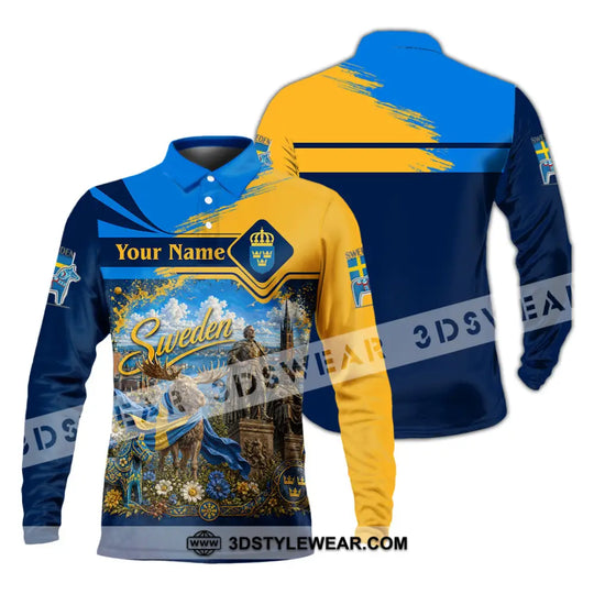 Unisex Shirt - Custom Sweden Shirt style option 4