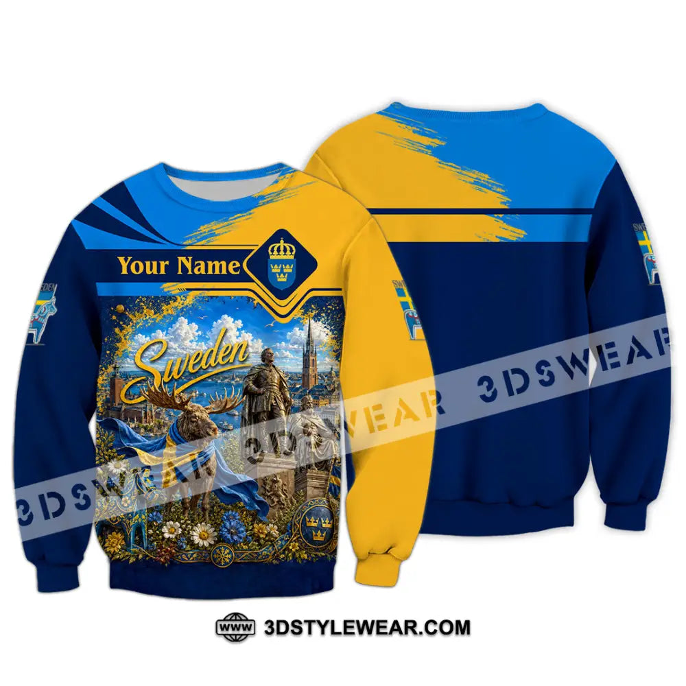 Unisex Shirt - Custom Sweden Shirt - Long Sleeve / S - T-shirt