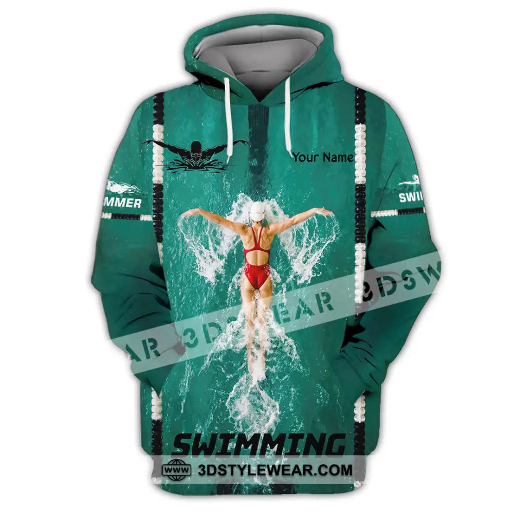 Unisex Shirt - Custom Swimming Shirt - Hoodie / S - T-shirt