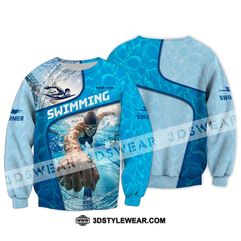 Unisex Shirt - Custom Swimming Shirt - Long Sleeve / S - T-shirt