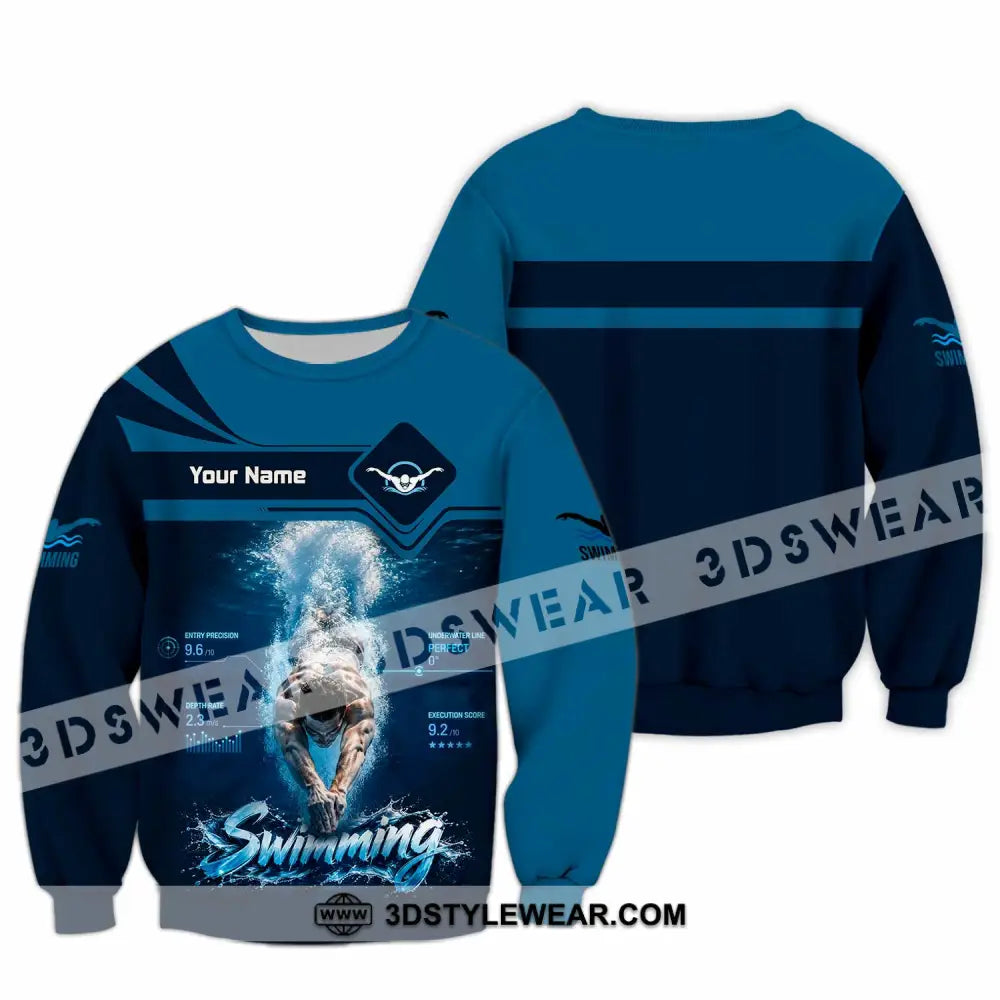 Unisex Shirt - Custom Swimming Shirt - Long Sleeve / S - T-shirt