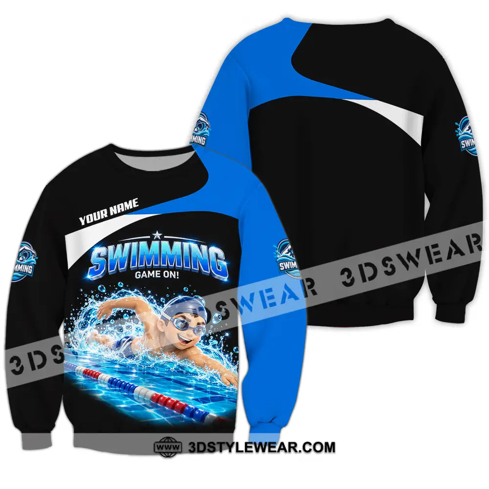 Unisex Shirt - Custom Swimming Shirt - Long Sleeve / S - T-shirt