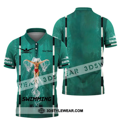 Unisex Shirt - Custom Swimming Shirt - Polo Shirt / S - T-shirt