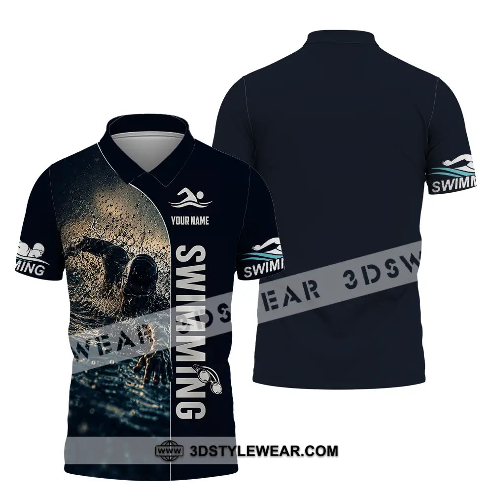 Unisex Shirt - Custom Swimming Shirt - Polo Shirt / S - T-shirt