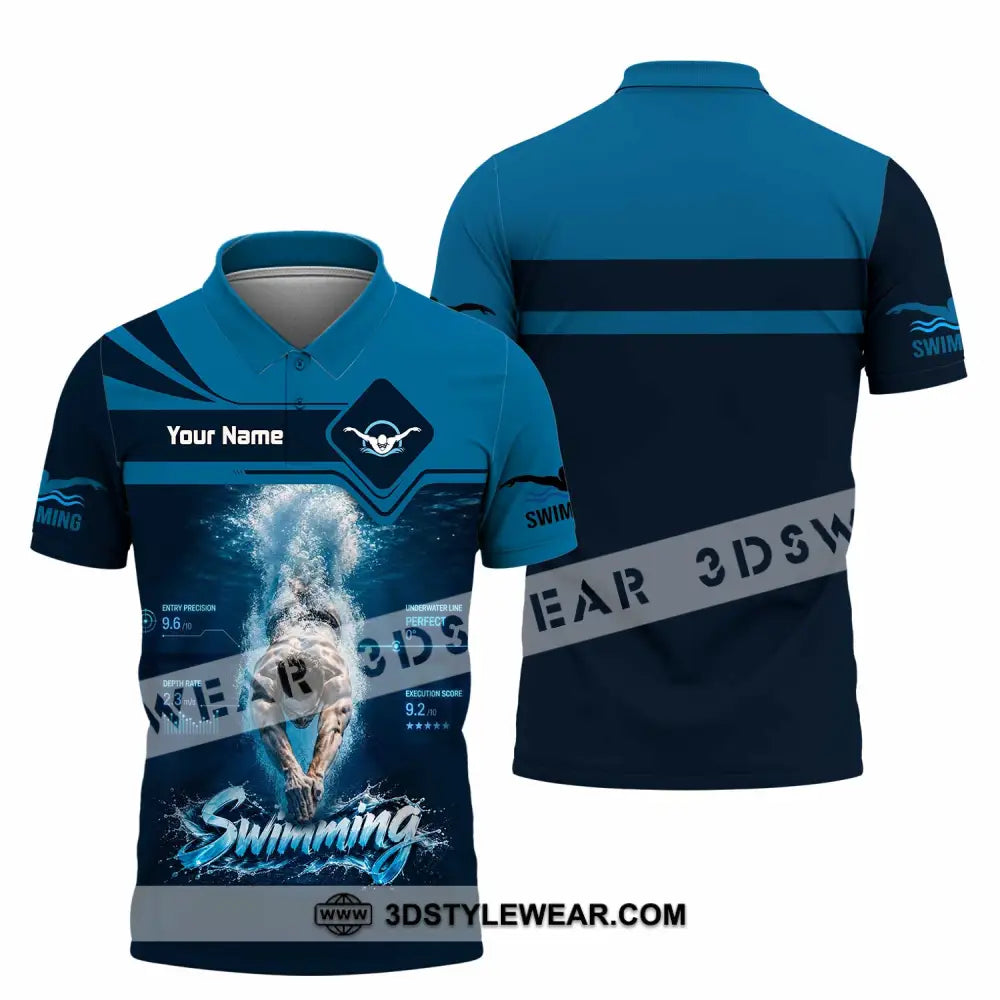Unisex Shirt - Custom Swimming Shirt - Polo Shirt / S - T-shirt