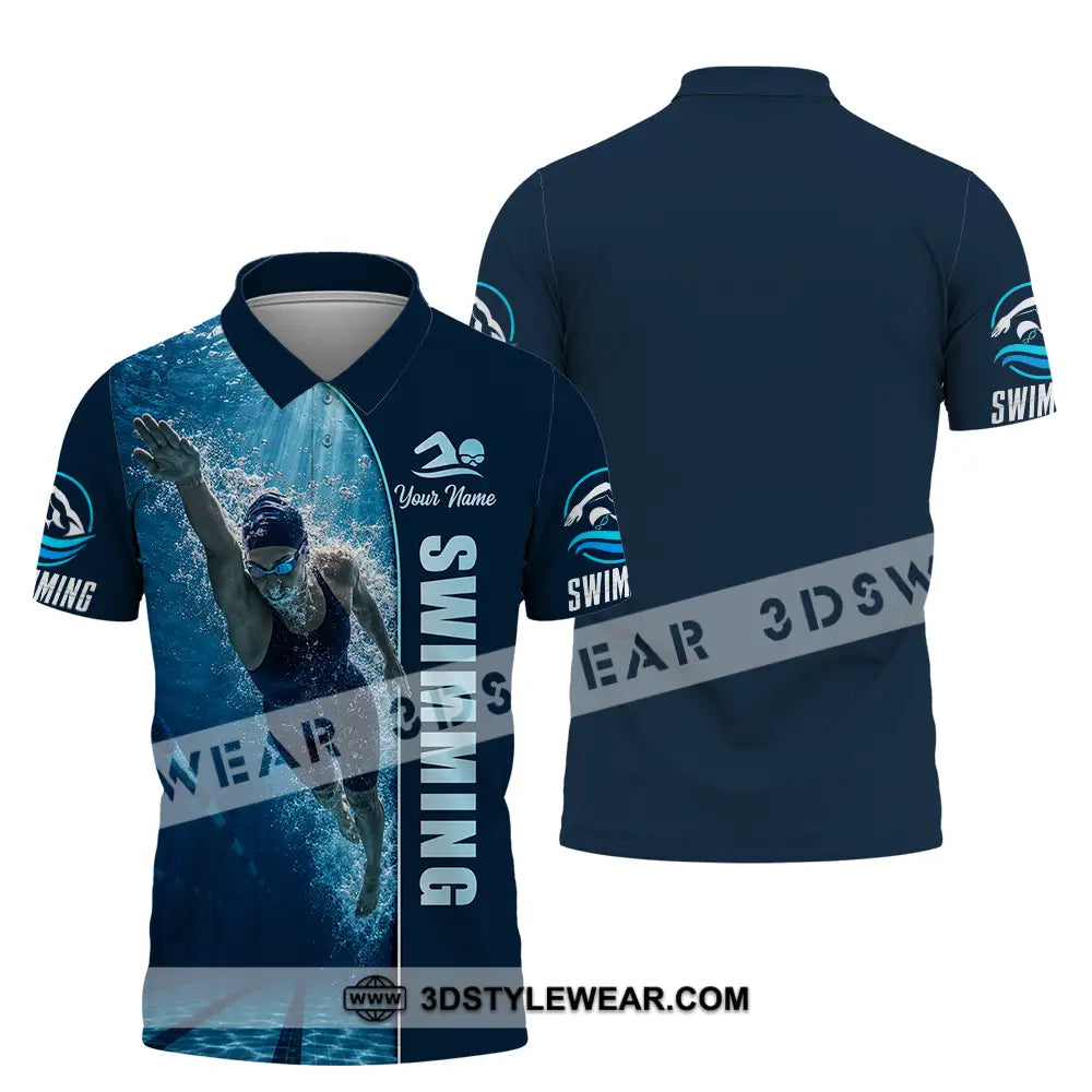 Unisex Shirt - Custom Swimming Shirt - Polo Shirt / S - T-shirt