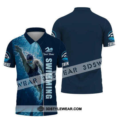 Unisex Shirt - Custom Swimming Shirt - Polo Shirt / S - T-shirt