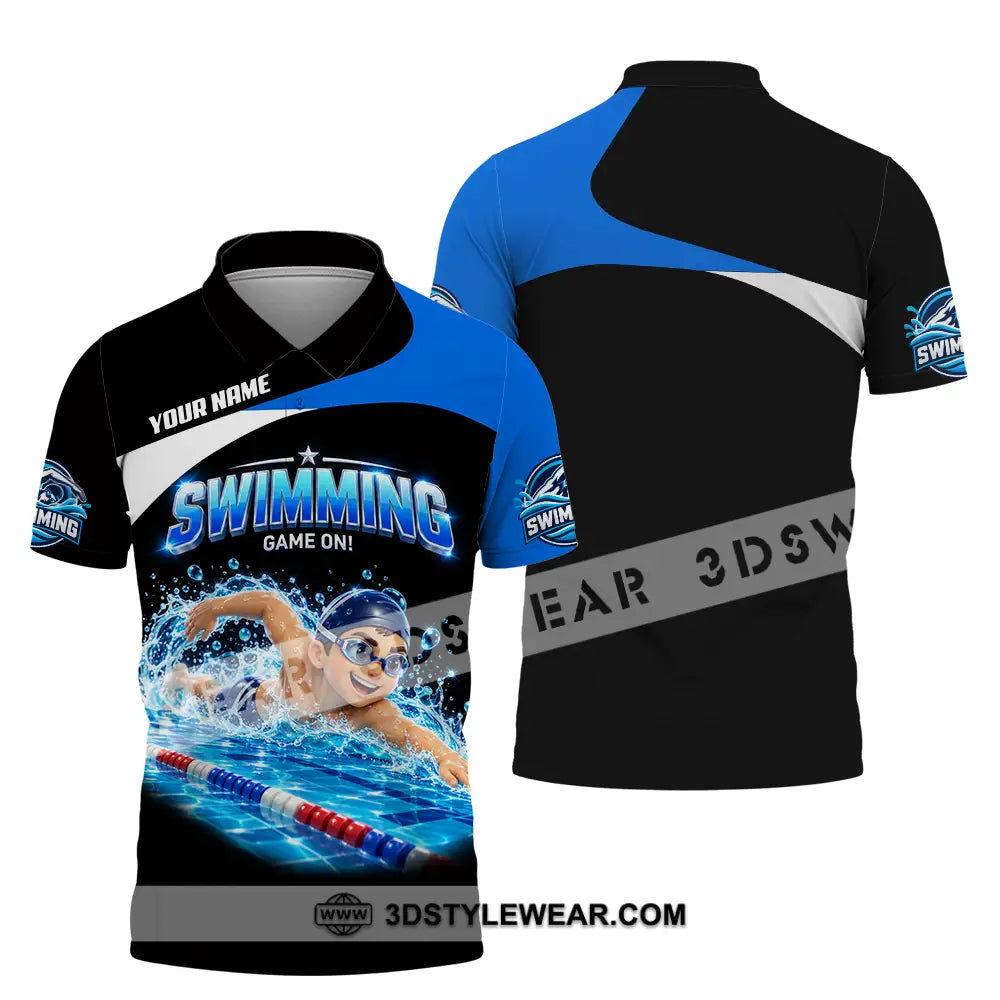 Unisex Shirt - Custom Swimming Shirt - Polo Shirt / S - T-shirt
