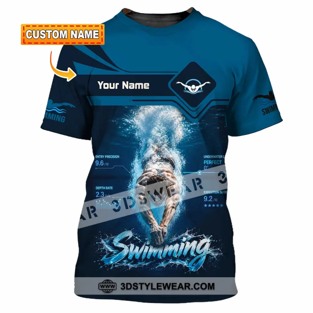 Unisex Shirt - Custom Swimming Shirt - T-shirt