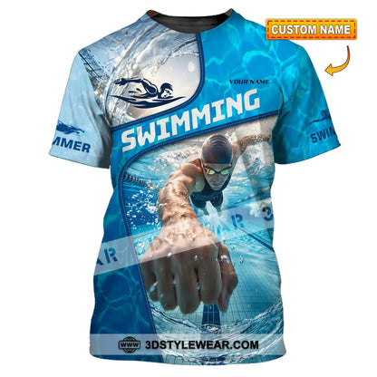 Unisex Shirt - Custom Swimming Shirt - T-shirt