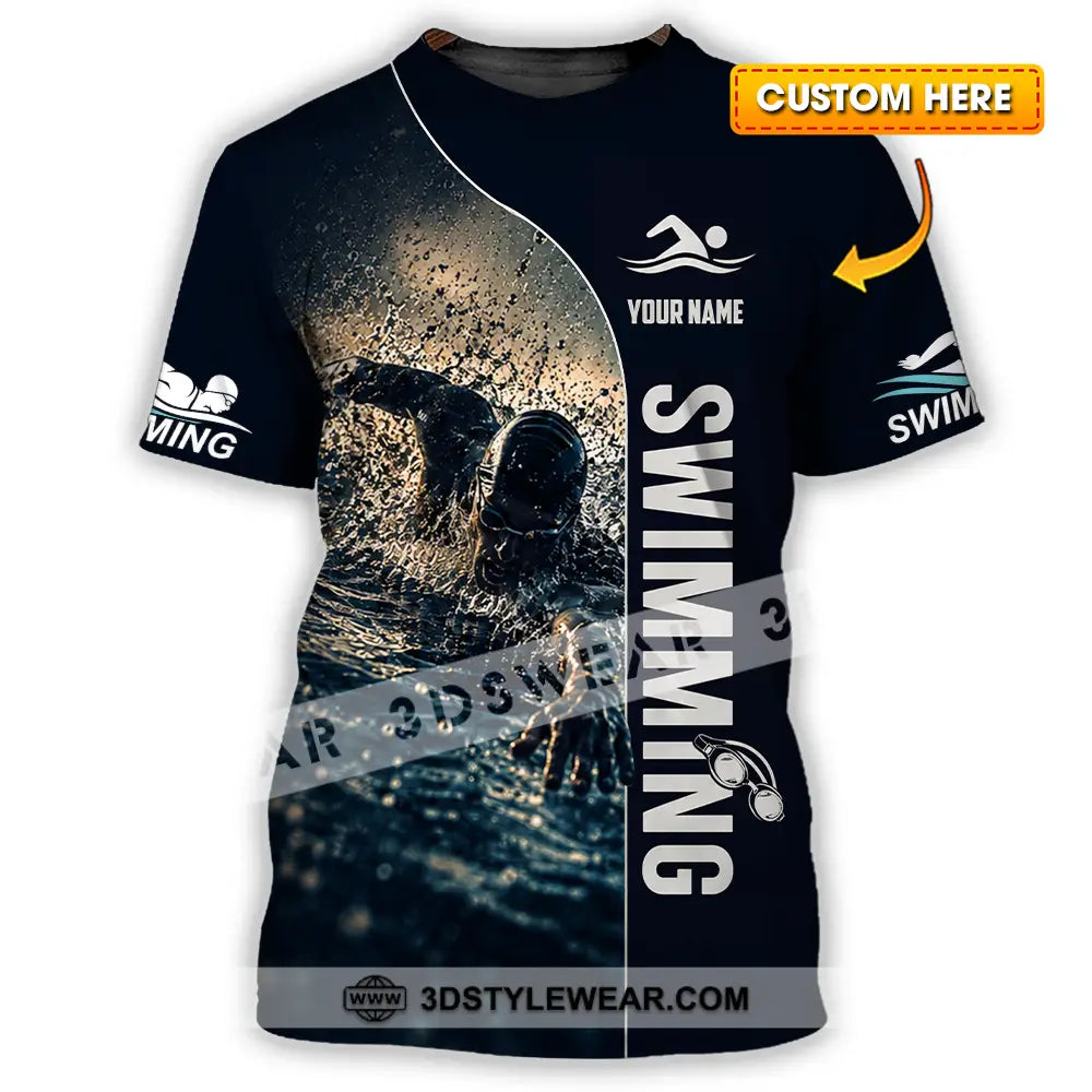 Unisex Shirt - Custom Swimming Shirt - T-shirt