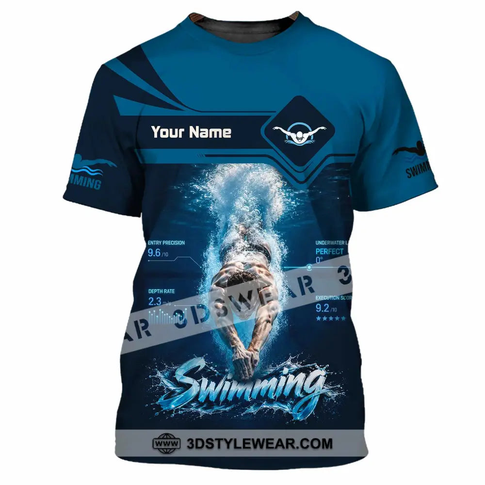 Unisex Shirt - Custom Swimming Shirt - T-Shirt / S - T-shirt