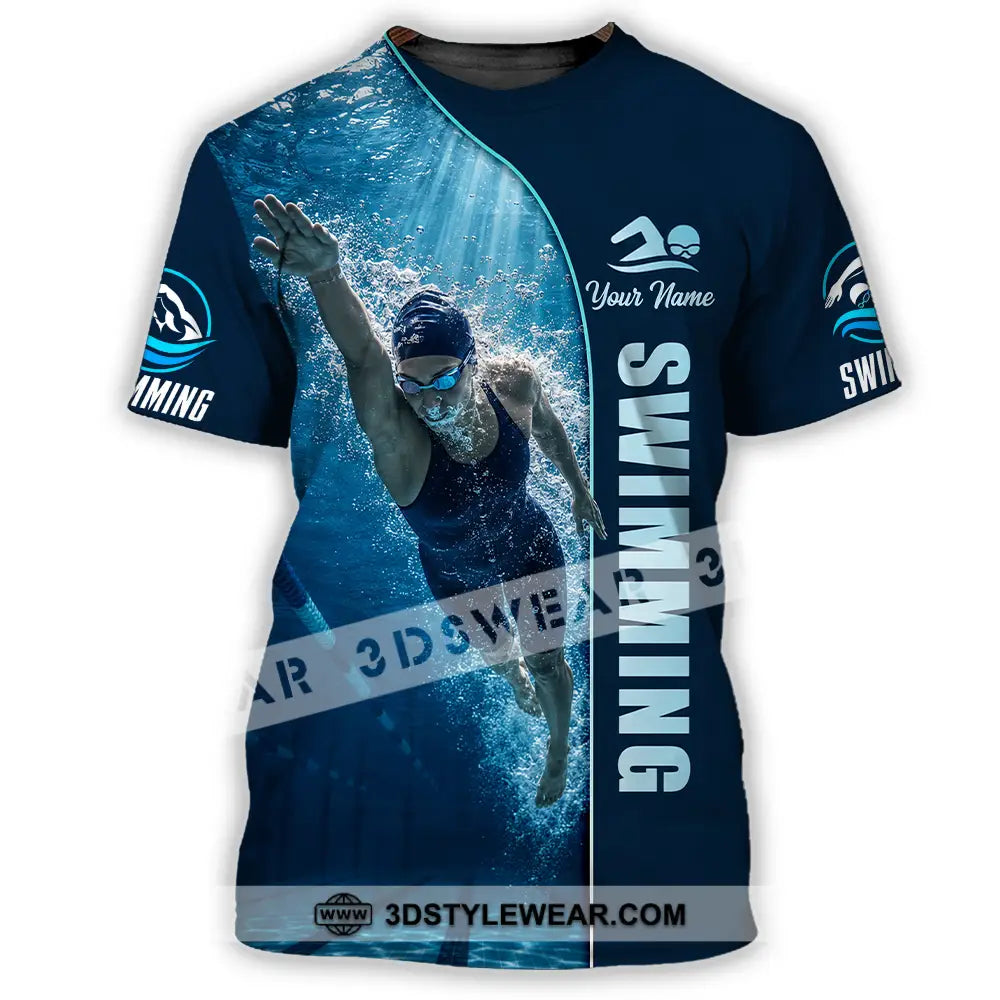 Unisex Shirt - Custom Swimming Shirt - T-Shirt / S - T-shirt