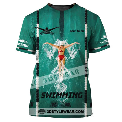 Unisex Shirt - Custom Swimming Shirt - T-Shirt / S - T-shirt