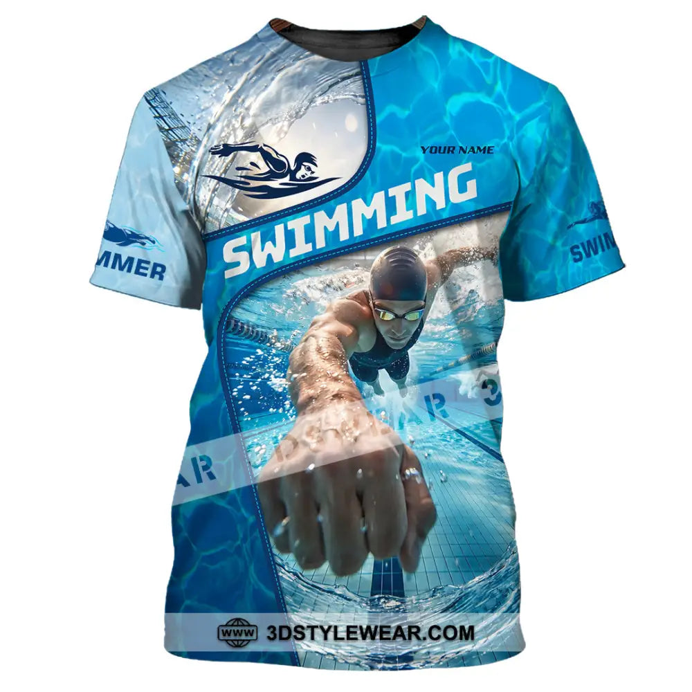 Unisex Shirt - Custom Swimming Shirt - T-Shirt / S - T-shirt